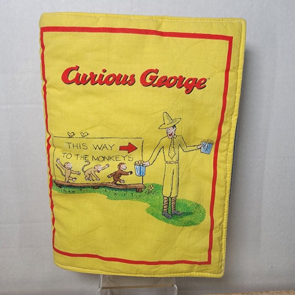 Infant Cloth Book: Curious George: George Loves Animals